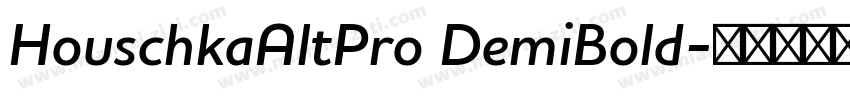 HouschkaAltPro DemiBold字体转换